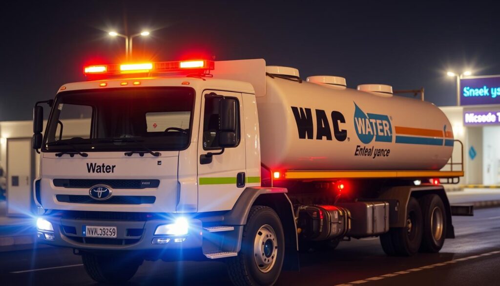 تنكر توصيل مياه عذبه