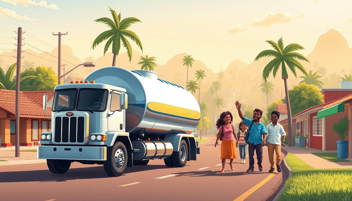 صهريج مياه عذبه